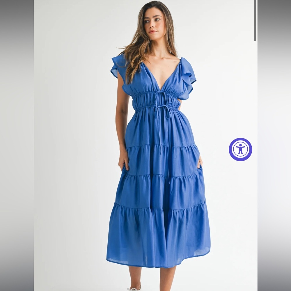 Boutique Navy Midi Dress (Mabel)